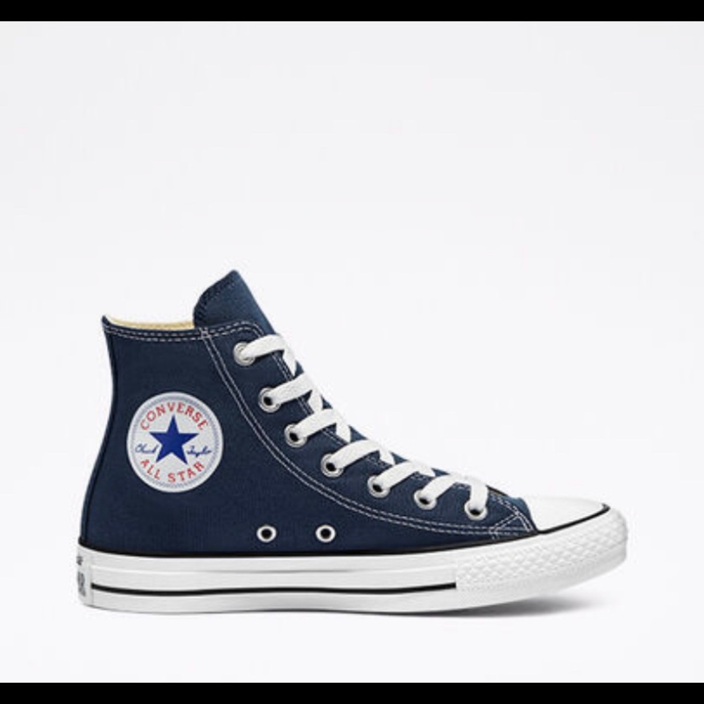 Navy High Top Converse